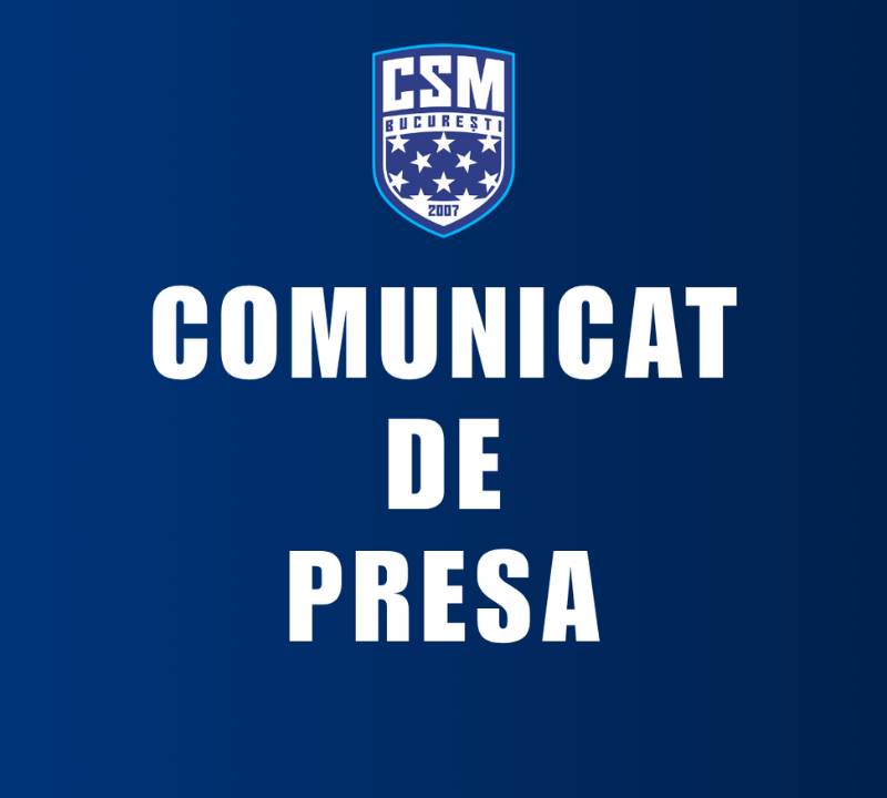 Comunicat de presa Comunicat de presa