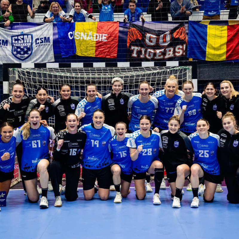 Tigroiacele CSMB, la a șasea victorie consecutivă în Liga Campionilor